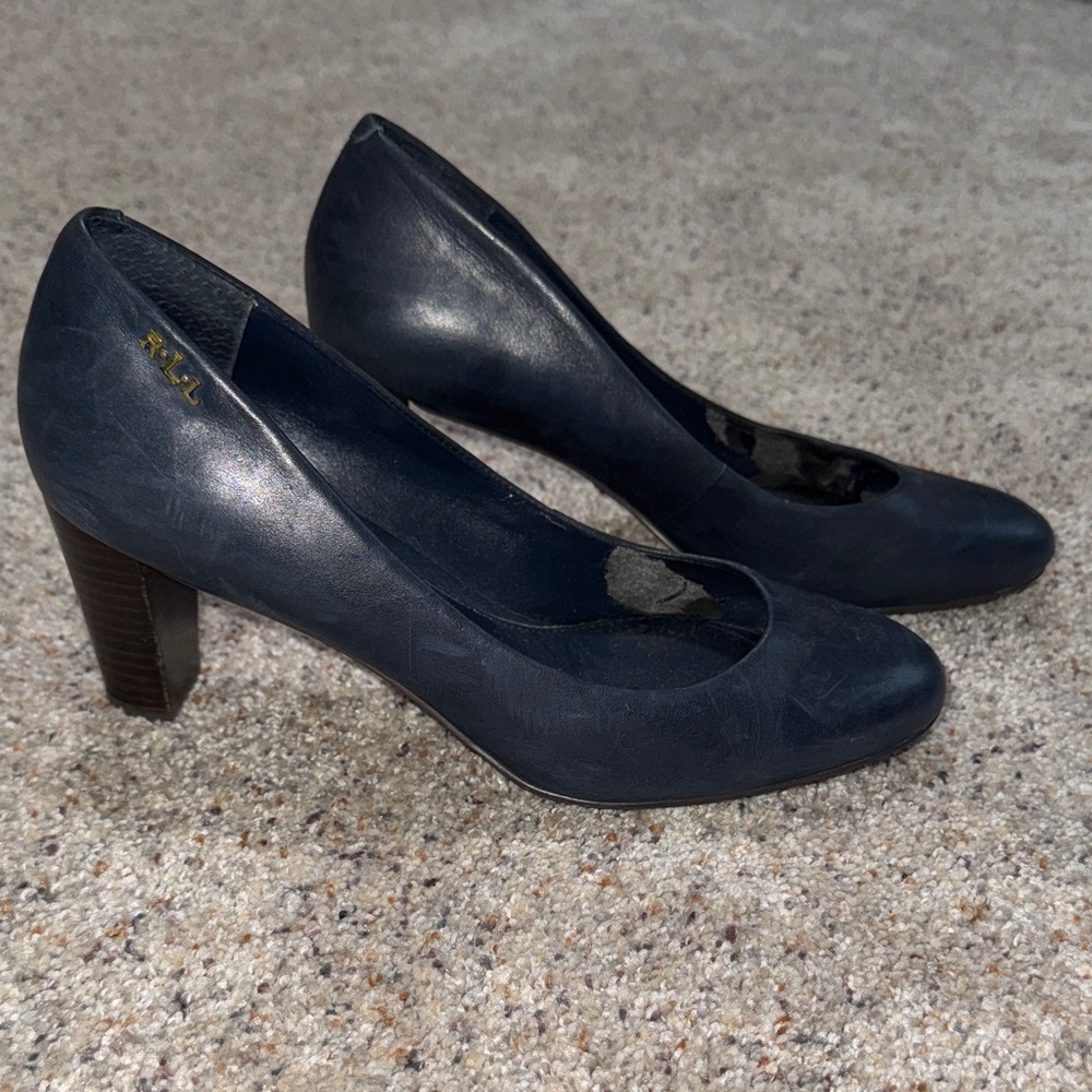 Ralph Lauren Dark Blue Women's Heels